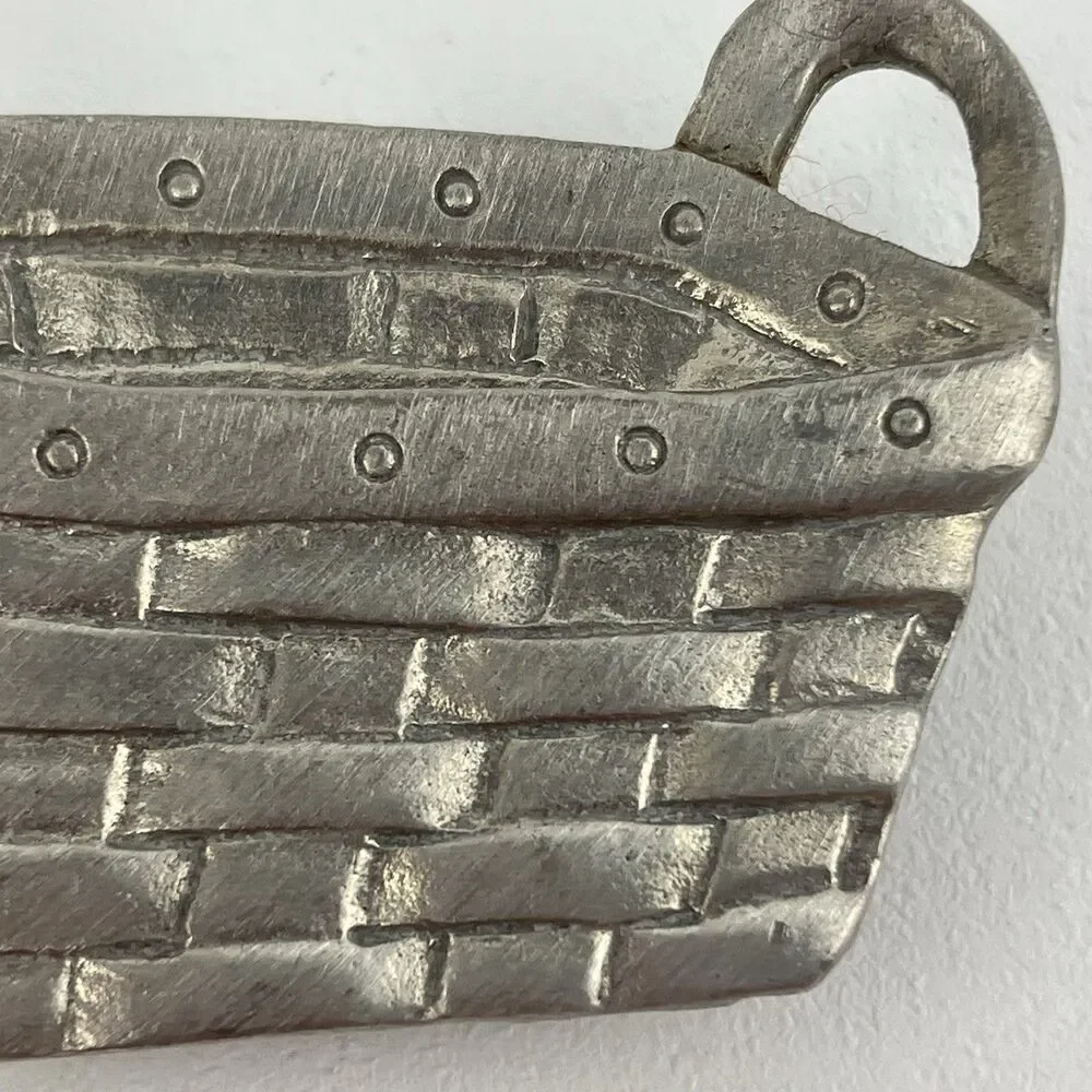 Longaberger Metal Pewter Basket Magnet | 1.5
